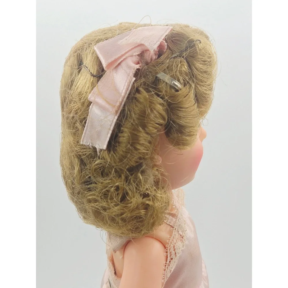 Vintage Shirley Temple Doll Ideal Toy Corp Pink Lace Dress Original Box 12in